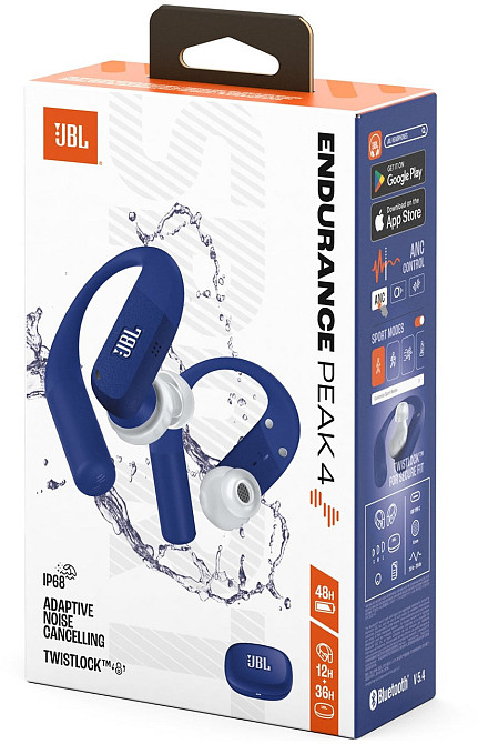 Bluetooth-гарнітура JBL Endurance Peak 4 Blue (JBLENDUPEAK4BLU) ( 12766 ) Харьков - изображение 8