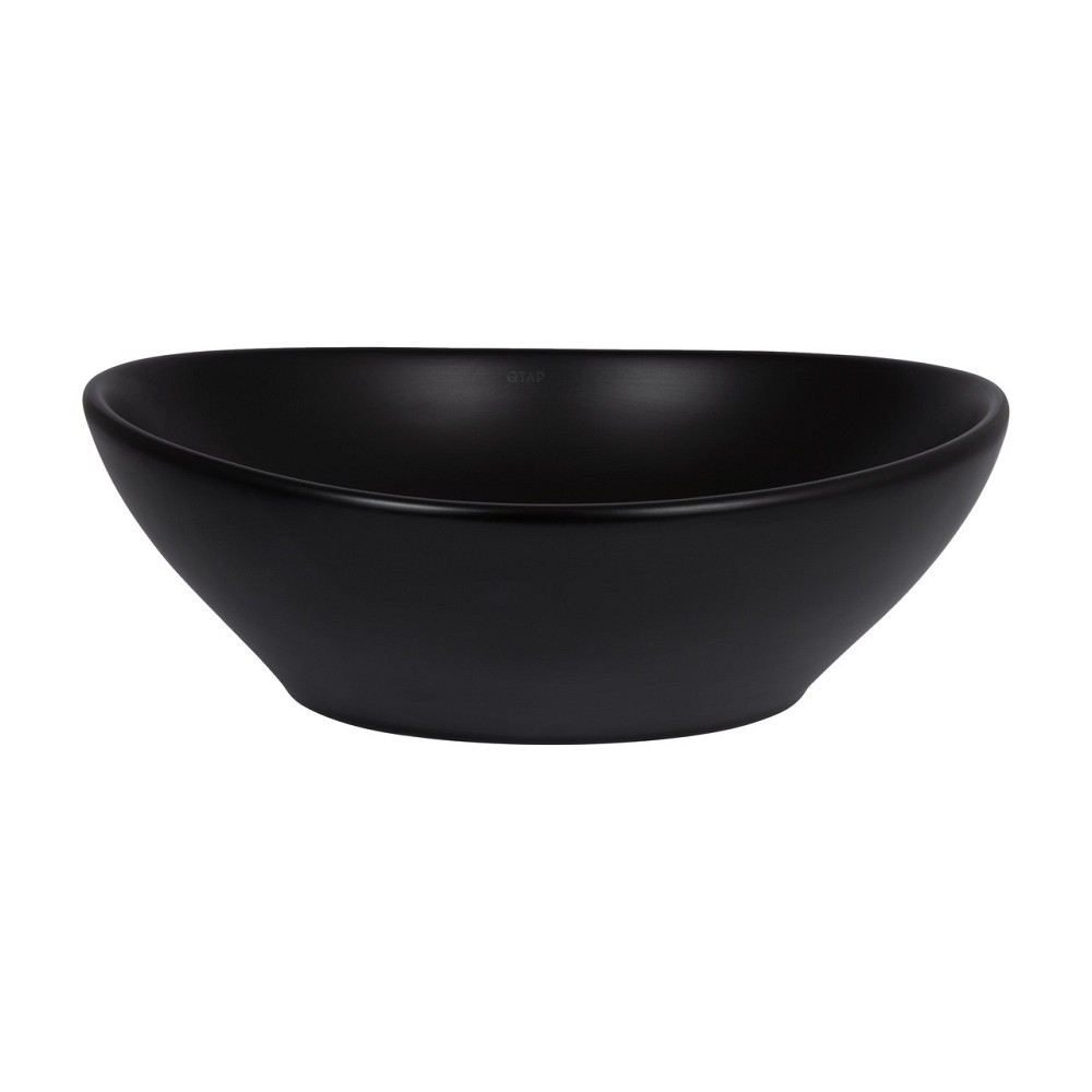Раковина-чаша Qtap Dove 415x340x140 Matt black QT06116062AMB Киев - изображение 3