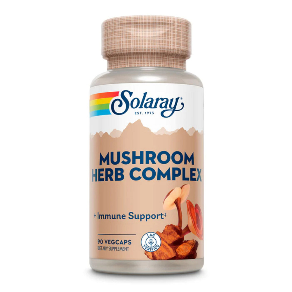 Комплекс ферментированых грибов Solaray Mushroom Herb Complete 90 vcaps Киев - изображение 1