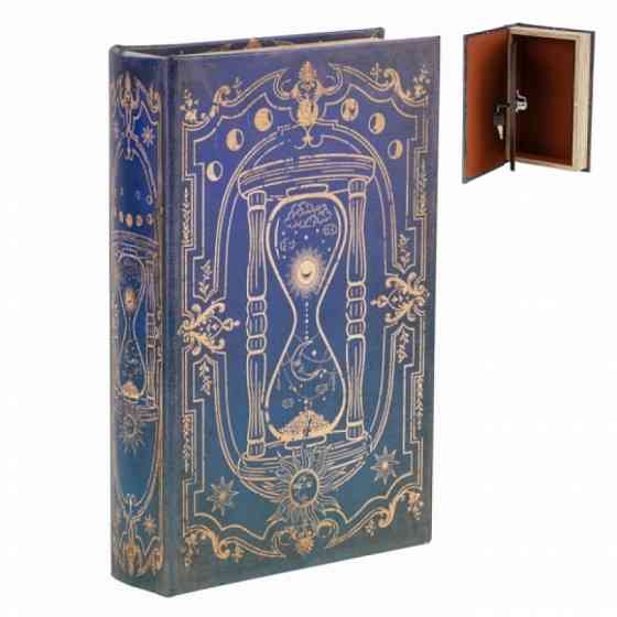 Книга-тайник сейф "Песочный хронометр" для денег и ценностей, 26 см Вінниця