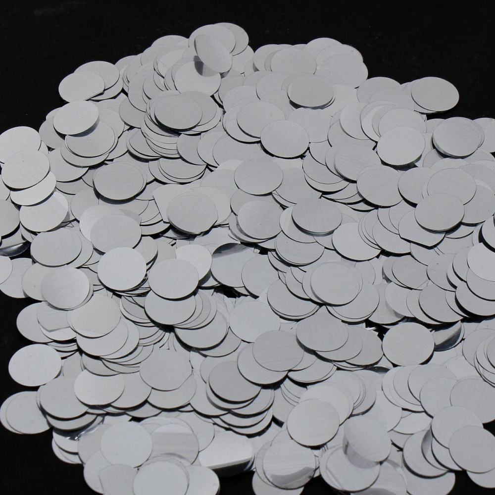 Конфетти метафан круглый 10 г 25 мм серебристый Киев - изображение 6