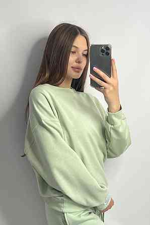 Світшот жіночий трикотажний Зелений яблуко XS/S Харків