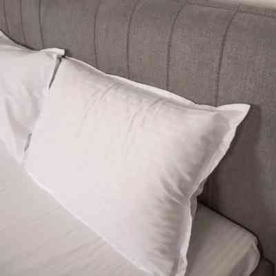 Постільна білизна Tiare White Сатин Страйп Кольоровий полуторний (White_Stripe_pl) Вінниця