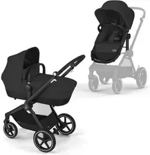 Детская коляска Cybex Eos Lux Wózek Głęboko-Spacerowy Rama Czarna Moon Black Киев - изображение 1