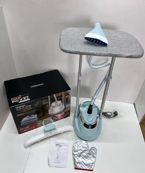 Голубой Отпариватель вертикальный для одежды со стойкой Zepline ZP-129 3000W Коломыя - изображение 4