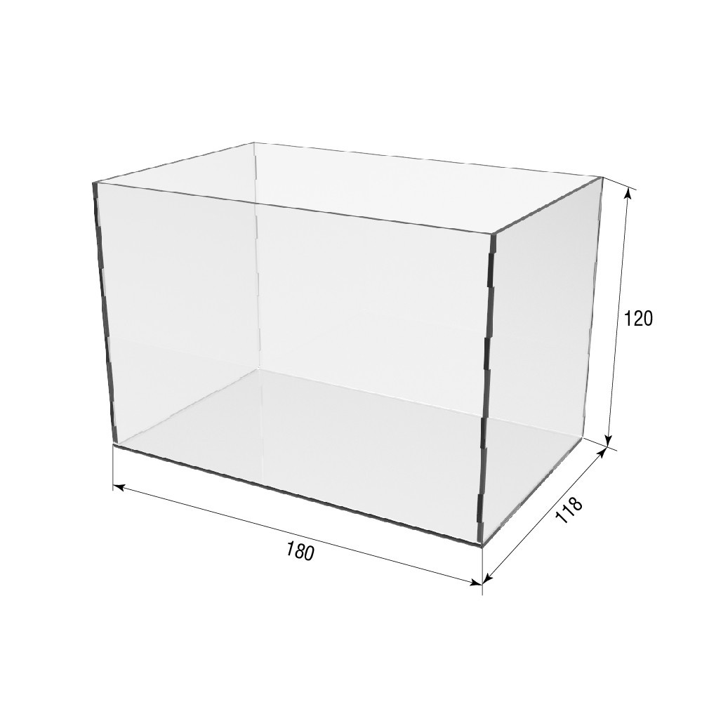 Коробка акриловая EKOSTAR 180х118х120 Киев - изображение 3