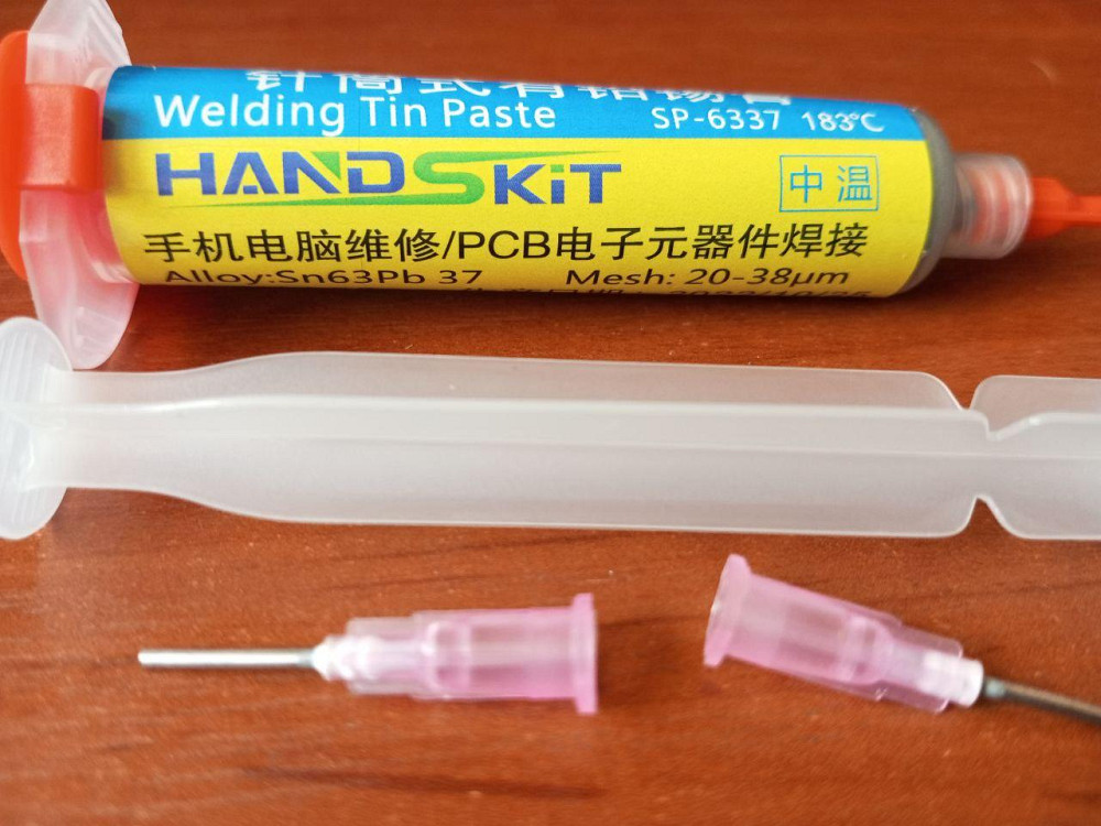Паяльная паста свинцовая HandsKit SP-6337, 183°C, 35 г Полтава - изображение 1