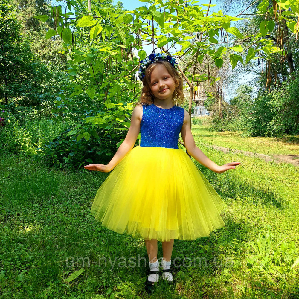 Желтое нарядное платье Белоснежка Кривой Рог - изображение 1