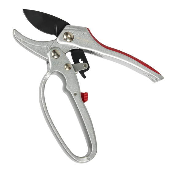 Секатор храповий Vitals Master PS-190-01R Premium : діаметр різу 20 мм, довжина 190 мм, вага 0.360 кг (123183) Київ