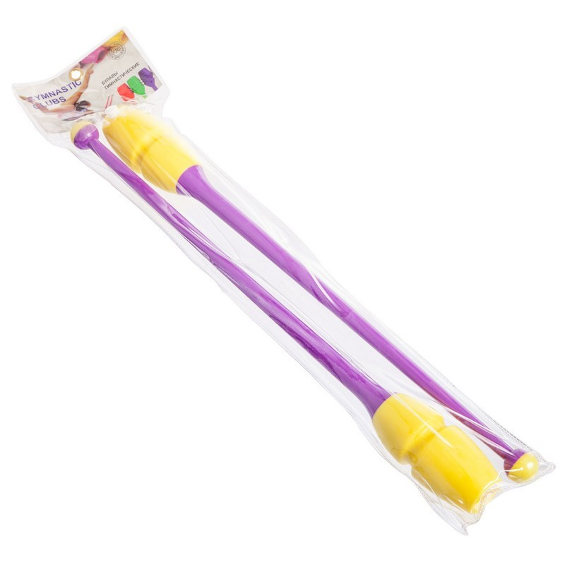 Булави для художньої гімнастики 0964 35см Вишнёвое - изображение 6