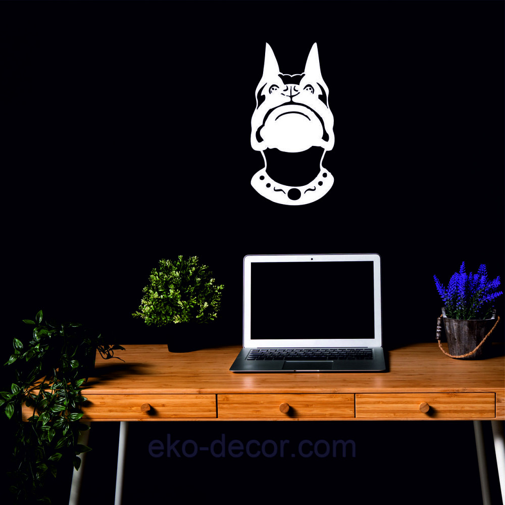 Декоративное настенное Панно «Собака», Декор на стену 110*57 см, Белый Киев - изображение 3