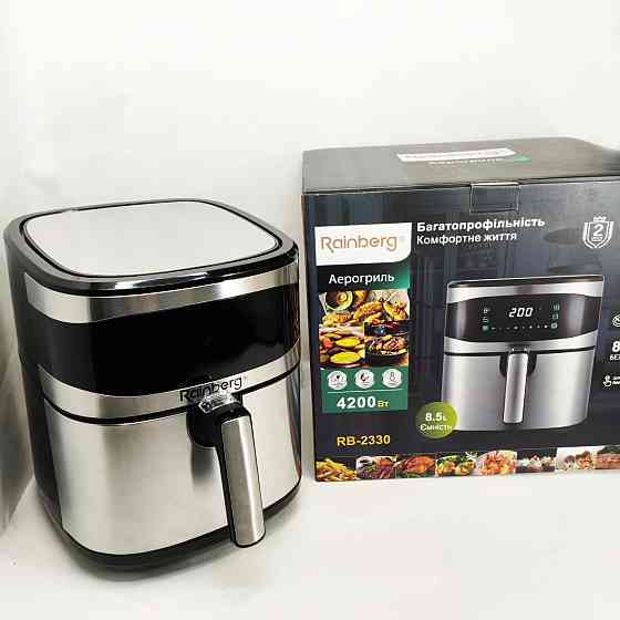 Фритюрница без масла с дисплеем, Фритюрница без масла компактная, Электрические фритюрницы для дома ZM-76 Львов