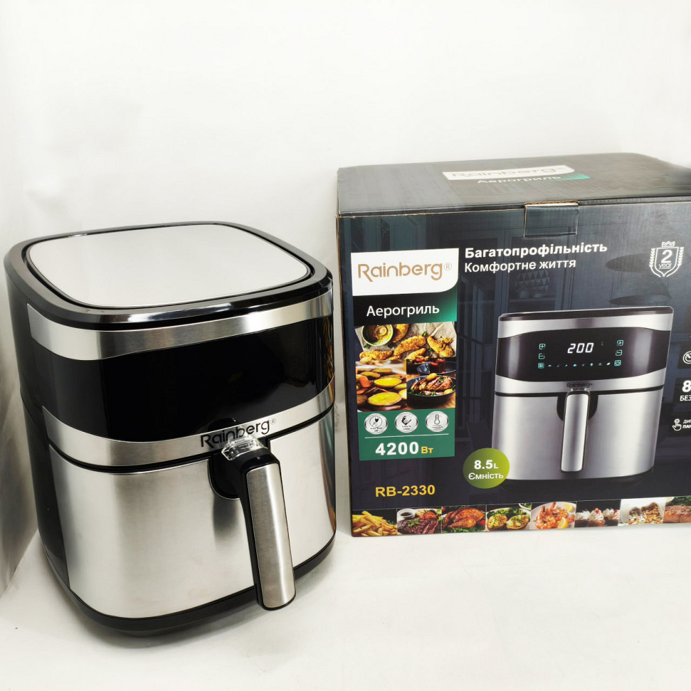 Фритюрница без масла с дисплеем, Фритюрница без масла компактная, Электрические фритюрницы для дома ZM-76 Львов - изображение 3