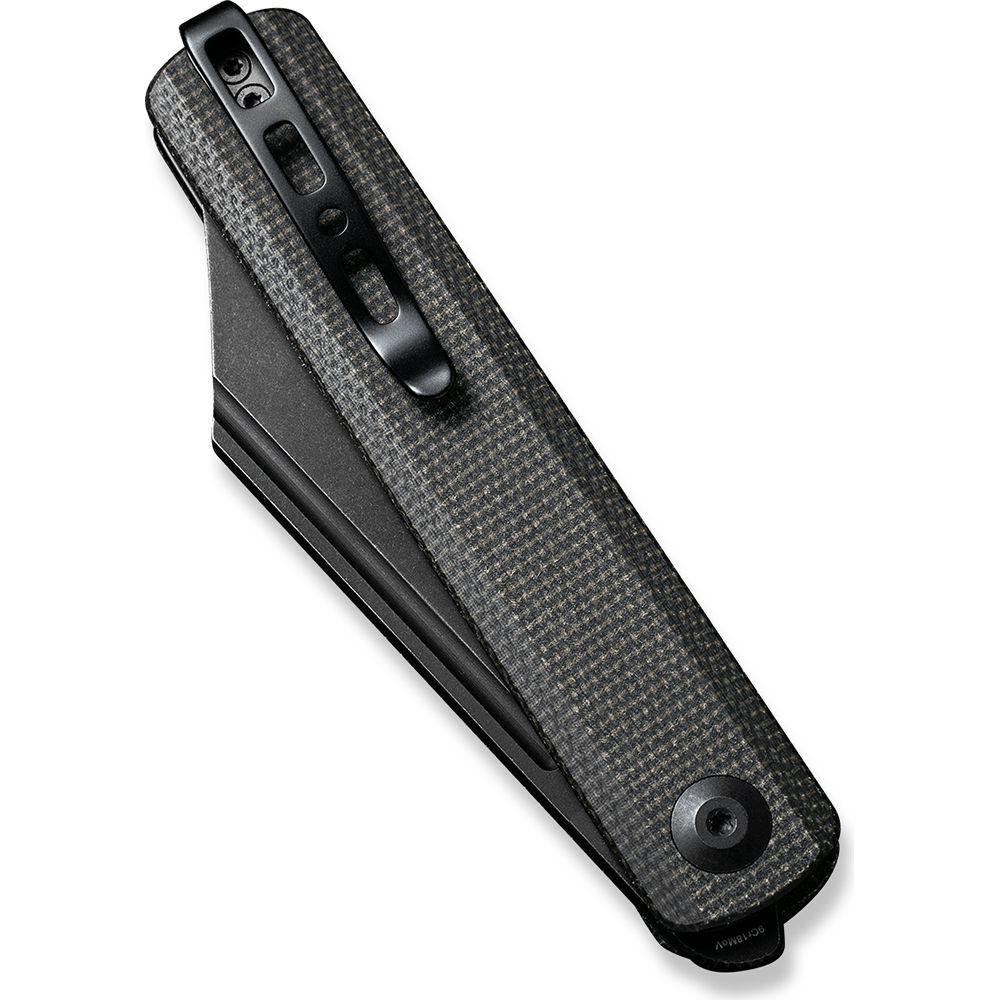 Нож складной туристический Sencut Bronte, (8.6 см) 9Cr18MoV / Micarta черный Киев - изображение 6