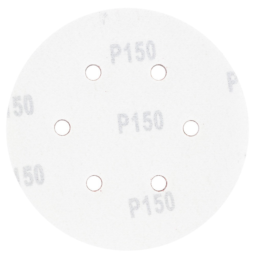 Шліфувальний круг 6 отворів Ø150 мм P150 (10 шт.) SIGMA (9122281) Київ - фото 2