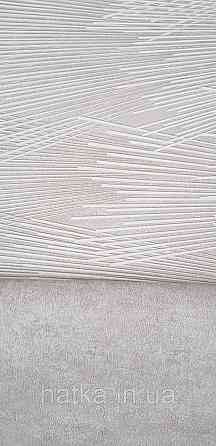 Обои виниловые на флизелине Sintra Adria метровые абстракция полосы фейерверк структурные 3д светло коричневые Киев