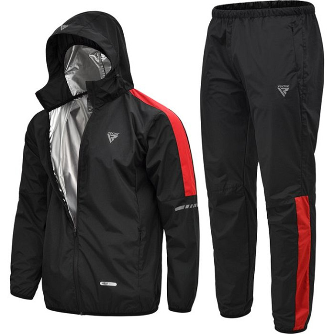 Костюм для схуднення з капюшоном RDX Red New 2XL Каменское - изображение 1