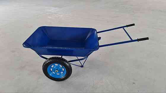 Тачка будівельна Garden joys 300 Синій Візок двоколісний будівельний Тачка будівельна посилена Біла Церква