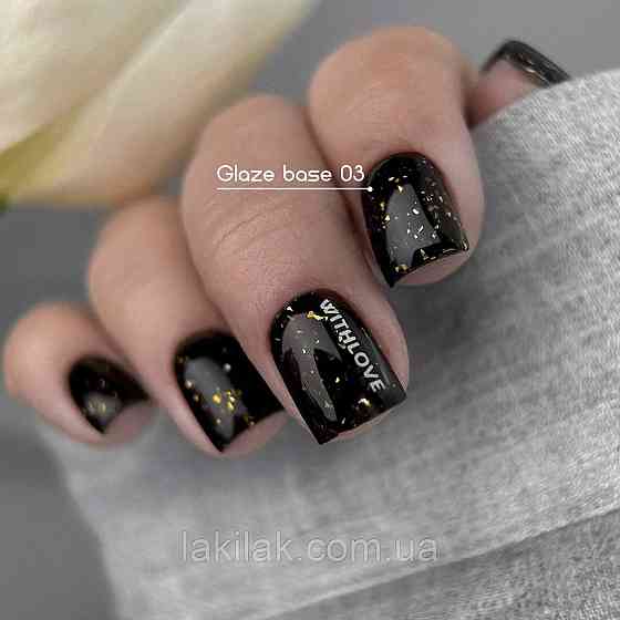 База для гель-лаку Toki-Toki Glaze Base GL03 з поталлю 5мл Херсон