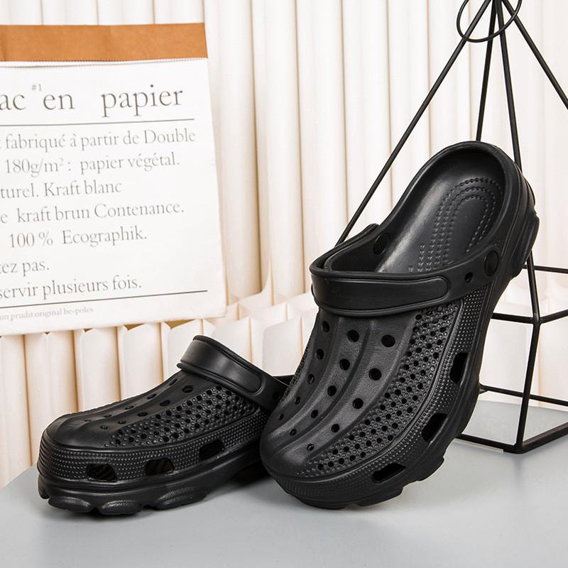 Чорні чоловічі крокси легкі дихаючі ТМ 0025-1 Одеса - фото 2