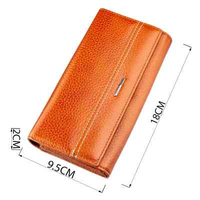 Кошелек Baliya Женский кожаный Оранжевый (18980) Винница