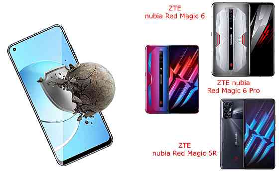Защитное стекло DefenzoGlass для ZTE nubia Red Magic 6, Magic 6 Pro, 6R – двойная прочность Киев