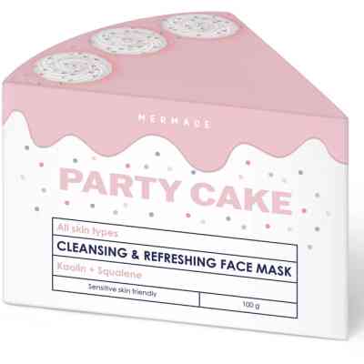 Маска для обличчя Mermade Party Cake Кремова 100 г (4823122900760) Вінниця
