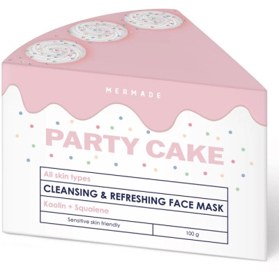 Маска для лица Mermade Party Cake Кремовая 100 г (4823122900760) Винница - изображение 3