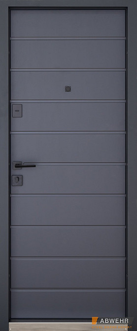 Двері вуличні, модель SOLID 76 Антрацит 860 Київ - фото 2