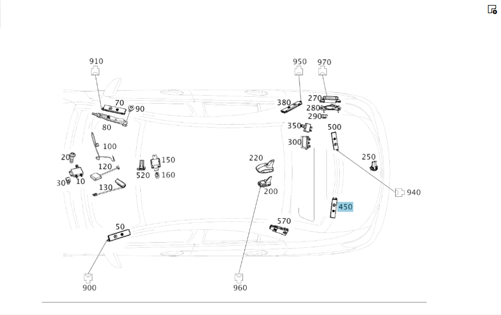 Mercedes-Benz  A1669051702 Антенний підсилювач C-Class Coupe C205 C-Class W205 C-class Estate S205 C-Class Cabrio A205 GLC Coupe C253 Одесса - изображение 2