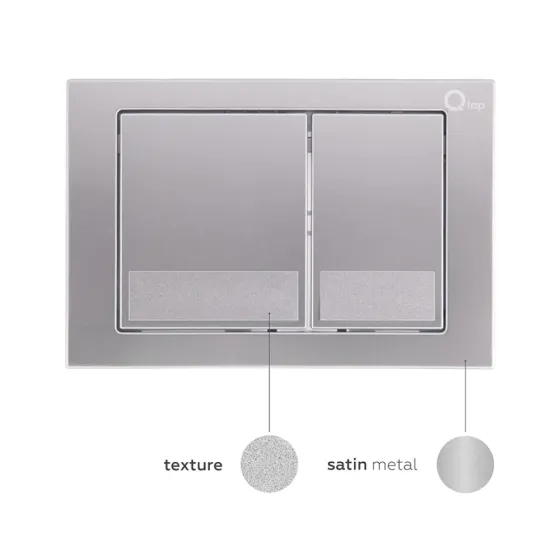 Набір інсталяція 4 в 1 Qtap Nest ST з квадратною панеллю змиву QT0133M425M06029SAT Київ