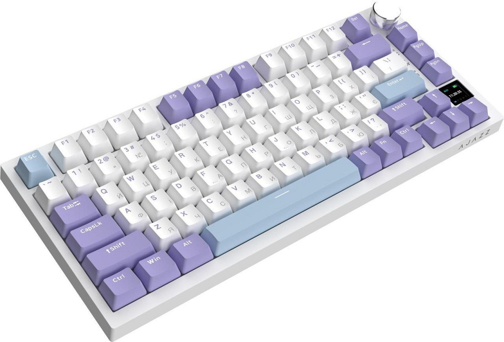 Клавіатура бездротова Ajazz AK820 Pro Gift Switch Purple (AK820PROGPWB) Фіолетовий Харків - фото 5