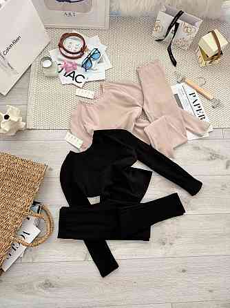 Женская базовая теплая универсальная термобелье пума Черный, M-L Одесса