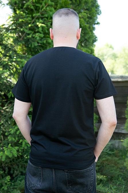 Вишиванка чоловіча з коротким рукавом бавовняного кольору Київ - фото 3