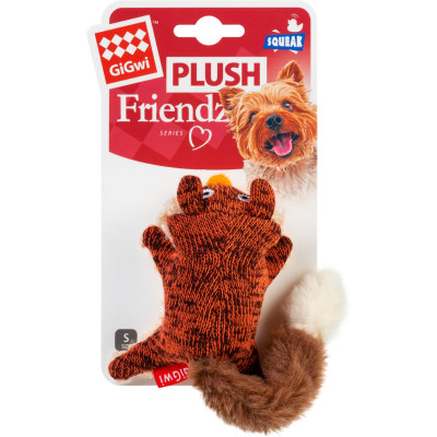 Іграшка для собак GiGwi Plush Лисиця з пищалкою 9 см (75043) Вінниця - фото 2