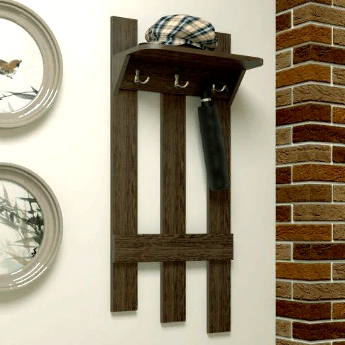 Вішалка-щит для одягу "Дагана" мокко Миколаїв - фото 1