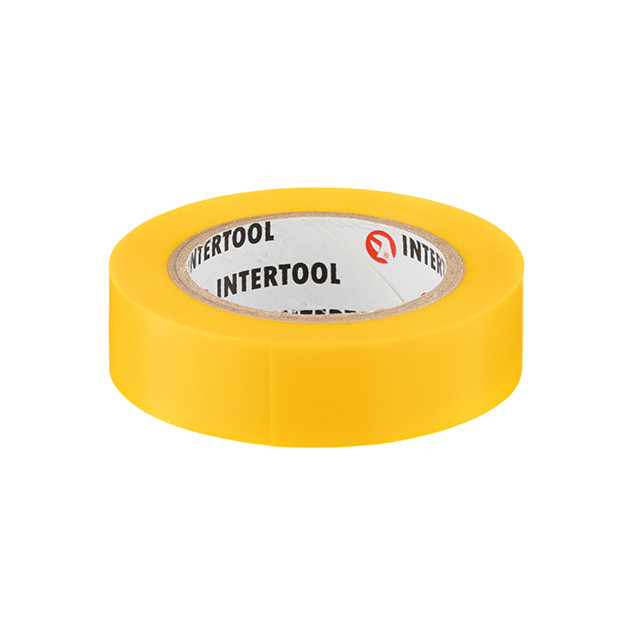 Стрічка ізоляційна 0.15мм*17мм*10м жовта INTERTOOL IT-0032 Киев - изображение 2
