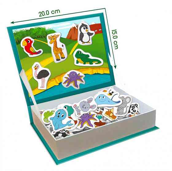 Детский набор магнитов Магнитная история Животные ML4032-01 EN Винница