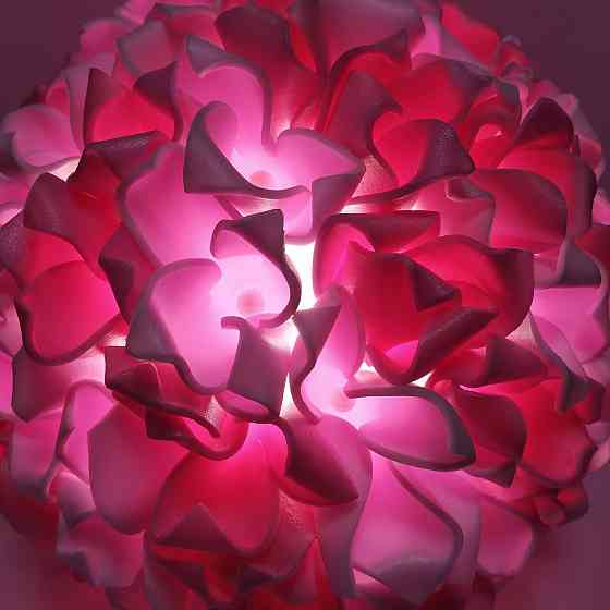 Світильник-нічник "Гортензія Рожеві мрії" Дніпро