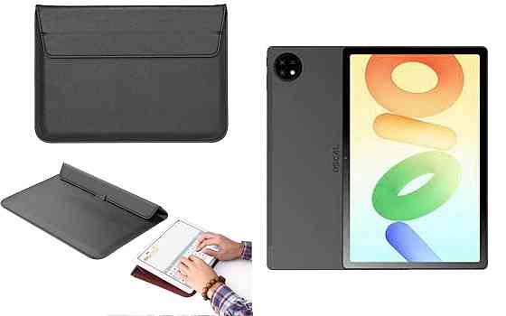 Чехол-конверт VitoCase для Blackview Oscal Pad 16, с функцией подставки для планшета Черный Киев