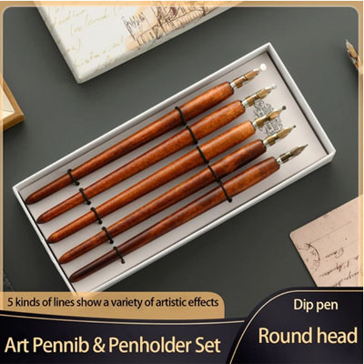 Ручки для каліграфії набір 5 шт Київ - фото 4