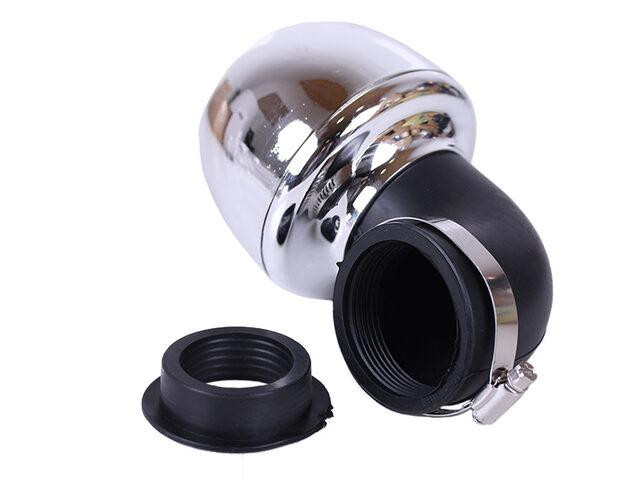 Фільтр нульовий "Turbo" хром. Ø38 мм 90° — АМ Мукачево - фото 3