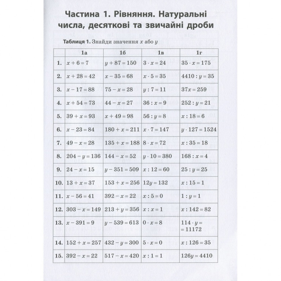 Навчальна книга 3000 вправ та завдань. Математика 5-6 клас. рівняння 152947 Вінниця - фото 3