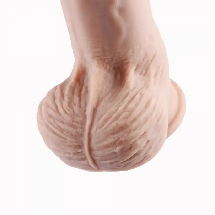 Фалоімітатор 11.8″ з вібрацією для секс-машин Hismith Silicone Dildo with Vibe, KlicLok, пульт ДК Львів - фото 10