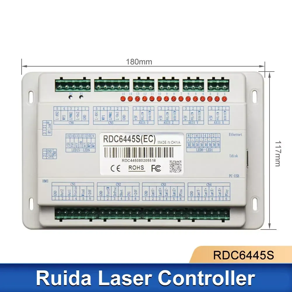 Контролер Ruida RDC6445S для CO2 лазера з дисплеєм 5" Київ - фото 4