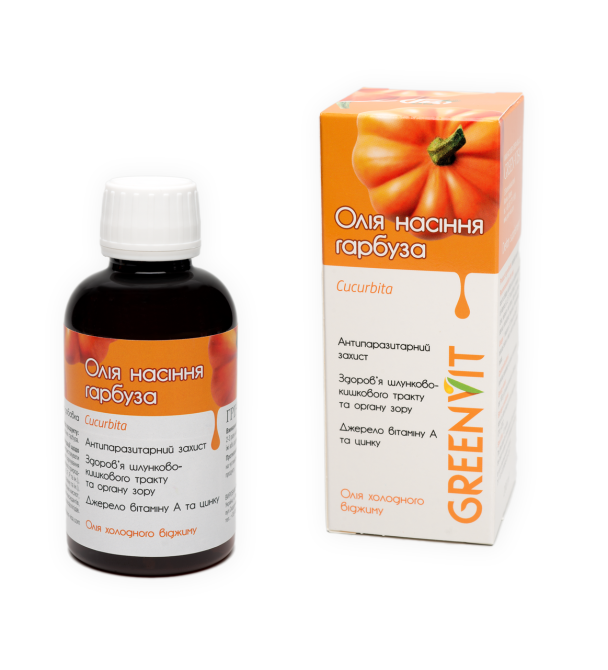 Олія насіння гарбуза / ТМ Грін-Віза / 200мл Киев - изображение 1