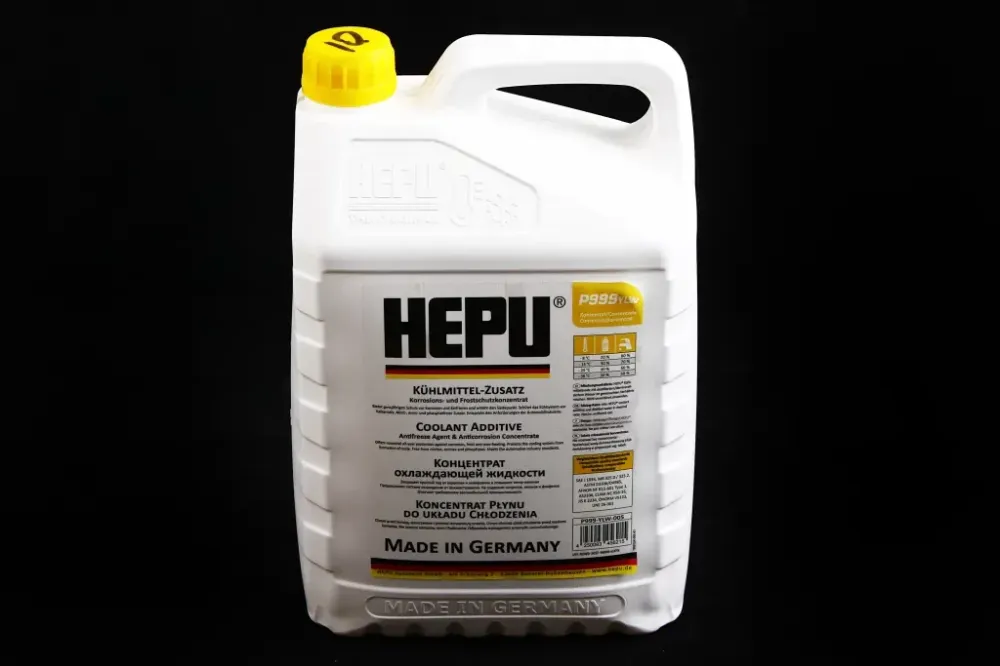 Жидкость охлаждающая антифриз желтый концентрат Hepu 5.0 кг Винница - изображение 1