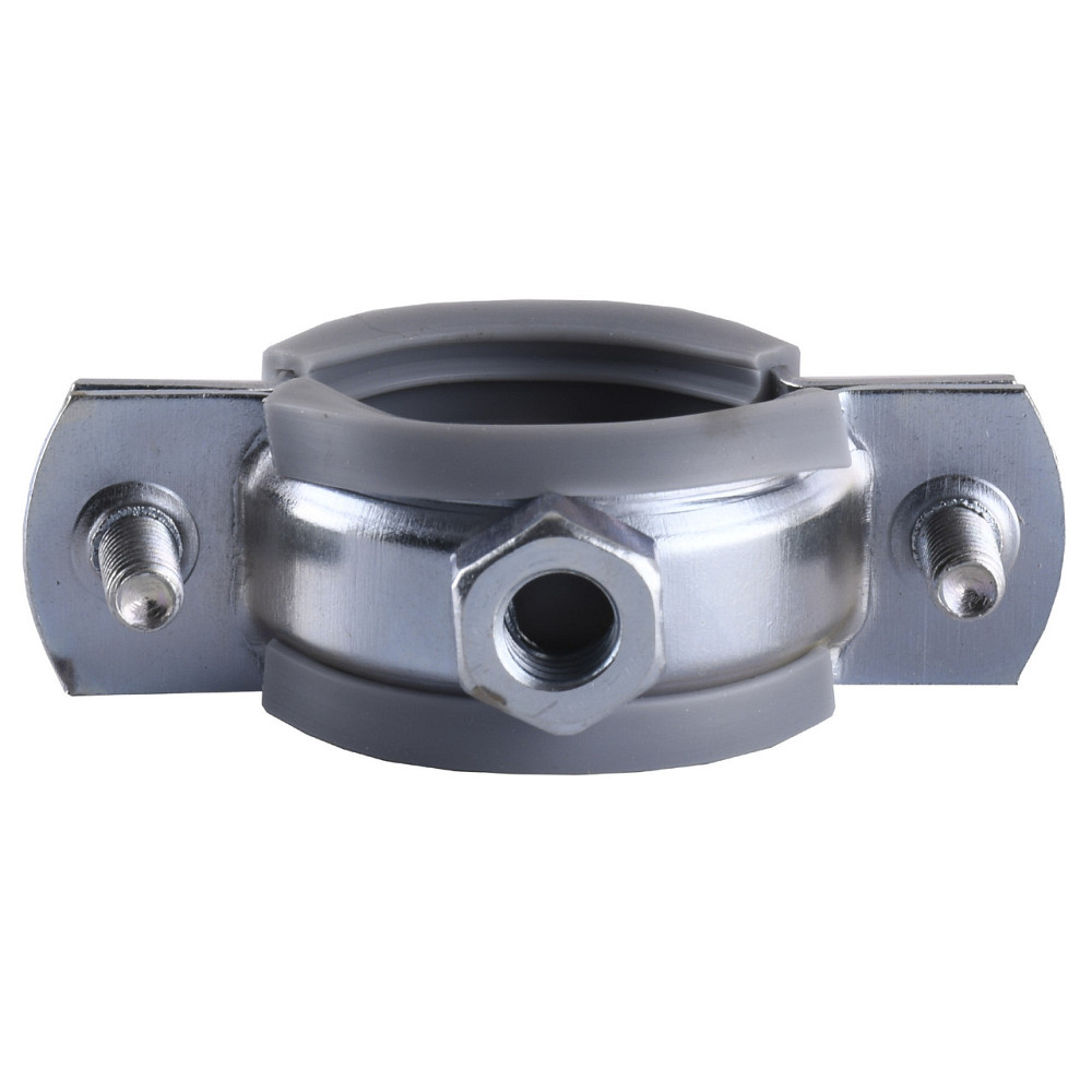 Хомут в сборе CR 3/4″ (25-30мм) с винтом-шурупом 8*80 и дюбелем в уп., серый (000006303) Киев - изображение 3