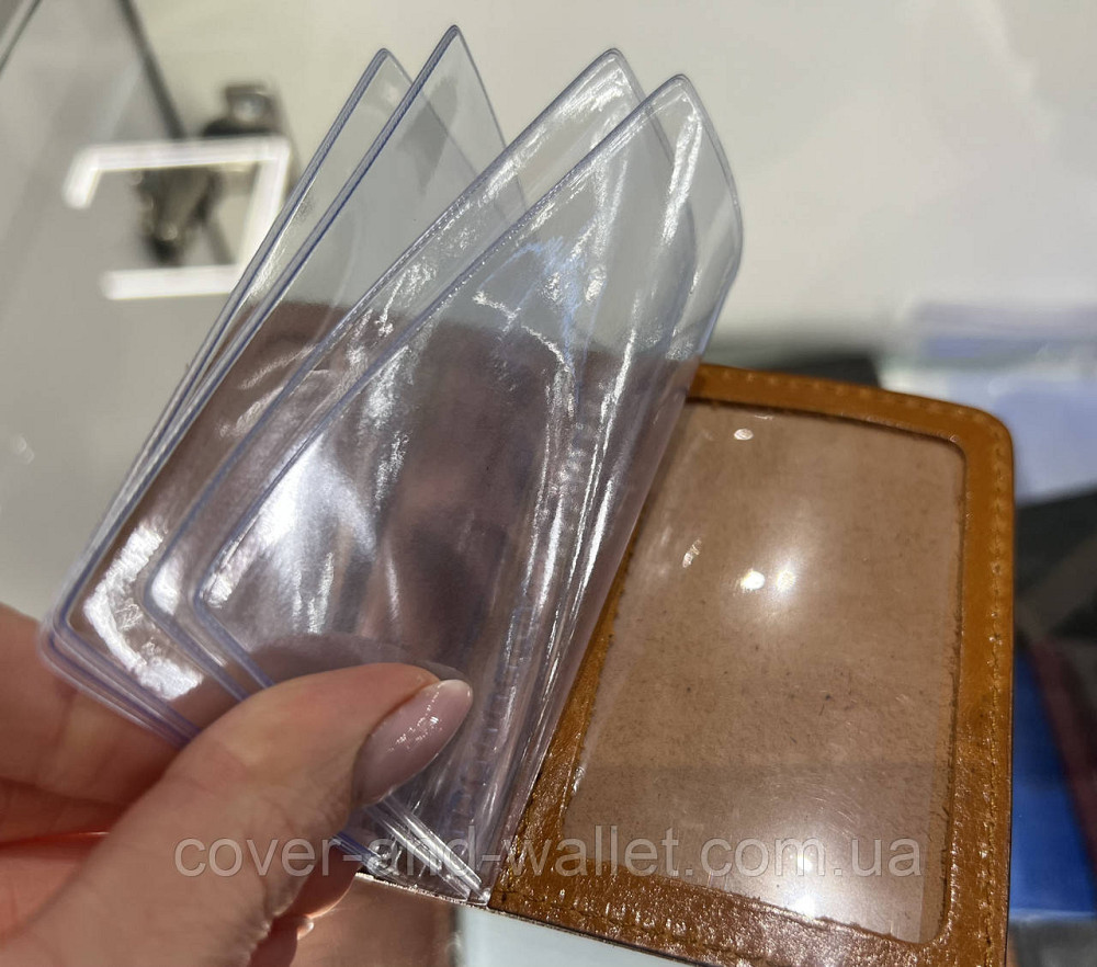 Маленька обкладинка для авто документів із файлами з натуральної шкіри PS Leather Київ - фото 11