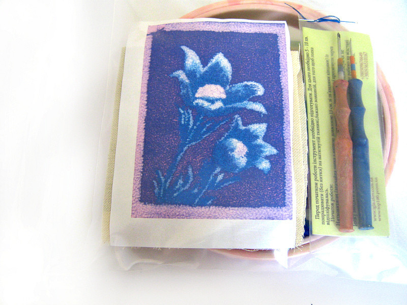 Набір для килимової вишивки  "Крокуси" 2 голки Івано-Франківськ - фото 1